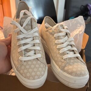 Keds Women's Floral Cream Sneakers